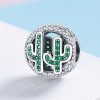 Charm Cacto Verde Vibrante estilo Pandora - SCC918