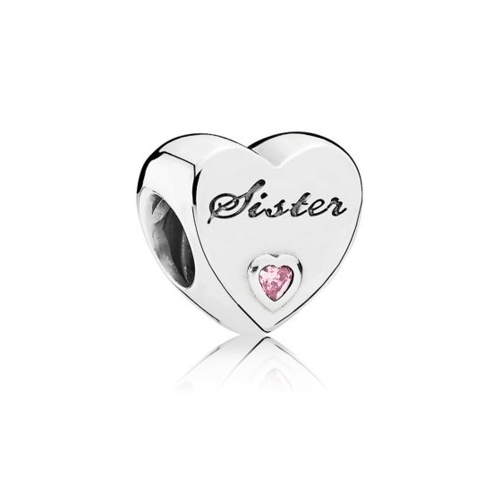 Charm berloques PANDORA Amor de Irmã - 791946PCZ  Clique na imagem para fechar