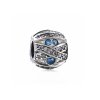 Charm berloques Pandora de prata Pedra azul