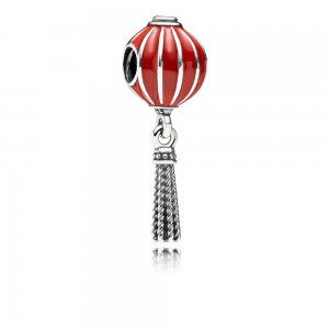 Charm PANDORA de Prata Esmalte Pendente Lanterna Chinesa - 791299EN09 Charm PANDORA de Prata Esmalte Pendente Lanterna Chinesa - 791299EN09