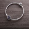 Charm berloques PANDORA Medalhão Brilhante
