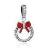 Charm Pendente Coroa de Natal estilo Pandora - SCC077 Charm Pendente Coroa de Natal estilo Pandora - SCC077