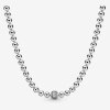Colar Beads & Pavé Pandora - 398565C01 Colar Beads & Pavé Pandora - 398565C01