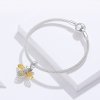 Bracelete estilo Pandora Rígido Abelha - SCB830