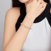 Pulseira Amor por clipes de papel estilo Pandora - SCB202
