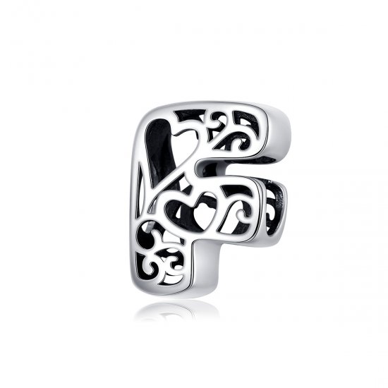Charm Letra mágica F estilo Pandora - SCC1229-F  Clique na imagem para fechar
