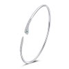 Bracelete Rigido Aberto Cobra estilo Pandora - SCB206