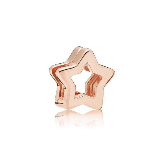 Charm Pandora Reflexions Rose™ Estrela  Clique na imagem para fechar