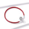 Pulseira de couro vermelho Pandora - BSB042