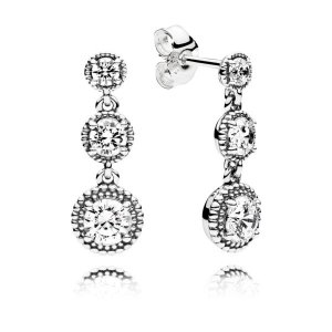 Brinco PANDORAs Duplo Brilhante Beleza Clássica - 290742CZ