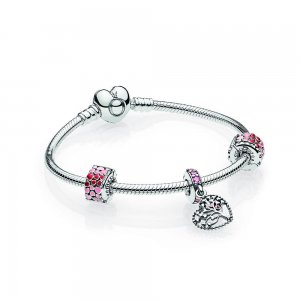 Pulseira Pandora Com Pingentes