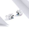 Brincos Petit Guaxinim pequeno estilo Pandora - SCE883