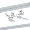 Brincos Petit Elegância Brilhante estilo Pandora - BSE235