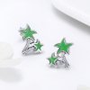 Brincos Petit Coqueiro estilo Pandora - SCE428