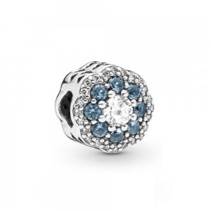 Charm berloques PANDORA Florescer Azul Charm berloques PANDORA Florescer Azul