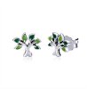 Brincos Petit Árvore da vida estilo Pandora - SCE409 Brincos Petit Árvore da vida estilo Pandora - SCE409