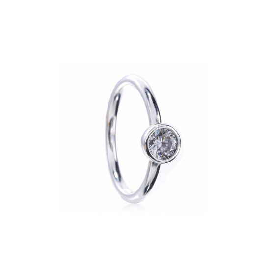 Anel PANDORA de prata Elegância Clássica  Clique na imagem para fechar