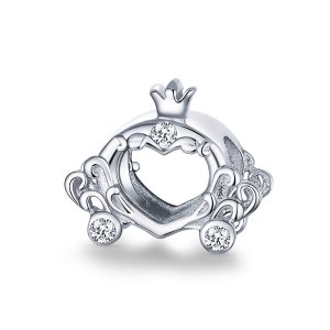 Charm Carro Abóbora da Cinderela estilo Pandora - BSC270 Charm Carro Abóbora da Cinderela estilo Pandora - BSC270
