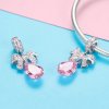 Charm Pendente Laço Rosa estilo Pandora - SCC1074
