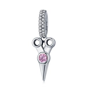 Charm Pendente Tesouras de cabeleireiro pequenas estilo Pandora - SCC656
