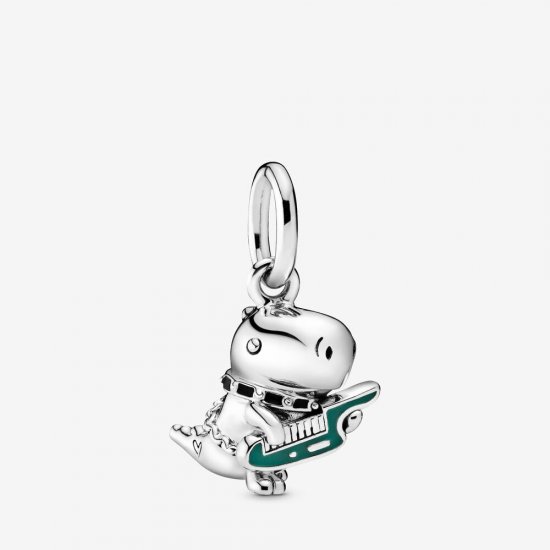 Charm Pendente Dino the Dinosaur Punk Band Pandora - 798297ENMX  Clique na imagem para fechar
