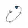 Bracelete Rigido Aberto planeta azul e globo Pandora - 599223C01