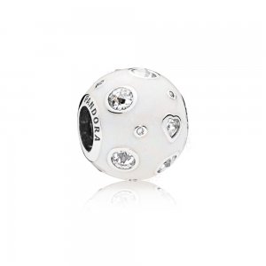 Charm PANDORA Sonhos Luminosos Branco - 797033EN23