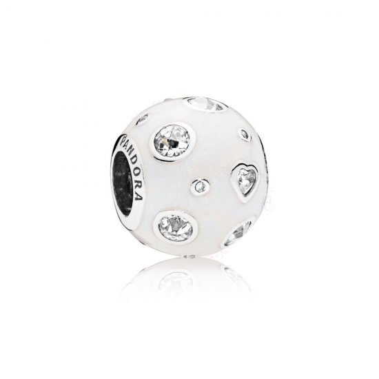 Charm PANDORA Sonhos Luminosos Branco - 797033EN23  Clique na imagem para fechar