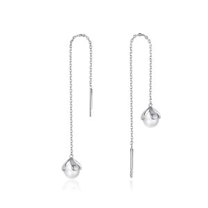 Brinco Broto de flores estilo Pandora - BSE373 Brinco Broto de flores estilo Pandora - BSE373