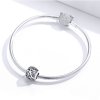 Charm Flores com orifícios, letra K estilo Pandora - SCC1444-K
