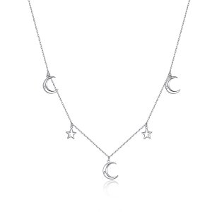 Colar Lua e estrela life Pandora - SCN411 Colar Lua e estrela life Pandora - SCN411