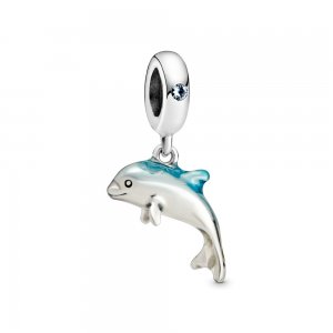 Charm Pendente Golfinho - Pandora Ocean - 798947C01 Charm Pendente Golfinho - Pandora Ocean - 798947C01