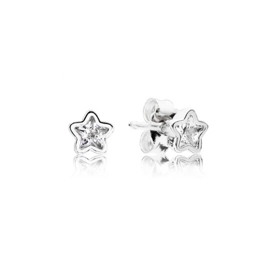 Brinco PANDORA Estrela Guia - 290597CZ  Clique na imagem para fechar