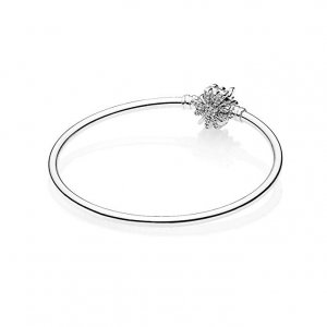 Bracelete Pandora Rígido de prata Fogo de artifício Bracelete Pandora Rígido de prata Fogo de artifício
