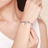 Bracelete estilo Pandora Rígido Promessa de amor - SCB124