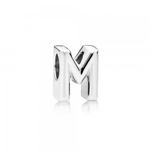 Charm berloques PANDORA Letra M - 797467 Charm berloques PANDORA Letra M - 797467