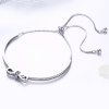 Bracelete estilo Pandora Rígido Doce laço - SCB108