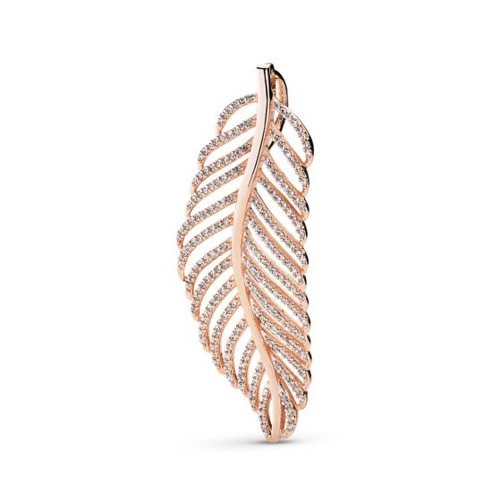 Pendente para Colar Rosê Plumas - 380350CZ  Clique na imagem para fechar