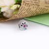 Charm Fã azul e rosa Pandora - 798178CZMX