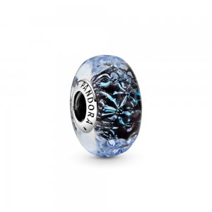 Charm Oceanico Ondas Azul_Escuro Em Vidro Murano Pandora - 798938C00 Charm Oceanico Ondas Azul_Escuro Em Vidro Murano Pandora - 798938C00