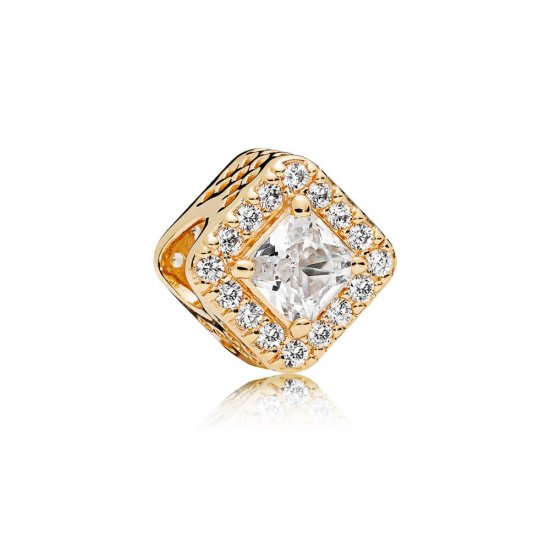 Charm berloques PANDORA Esplendor Geométrico de Ouro  Clique na imagem para fechar