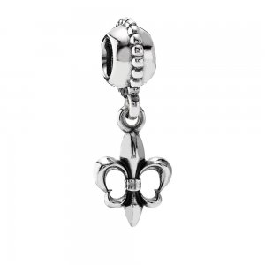 Charm PANDORA de Prata Pendente Flor de Lis - 790576 Charm PANDORA de Prata Pendente Flor de Lis - 790576