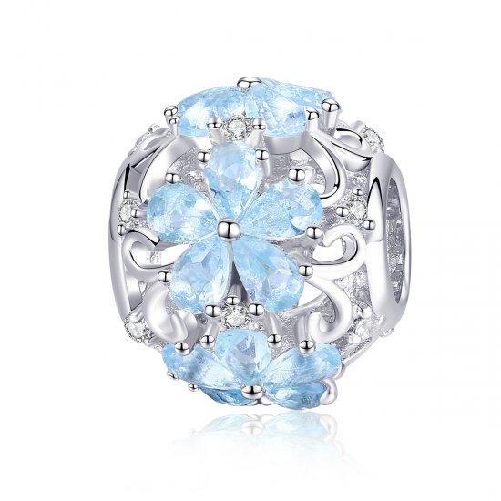 Charm Flocos De Neve Elegantes estilo Pandora - SCC941  Clique na imagem para fechar