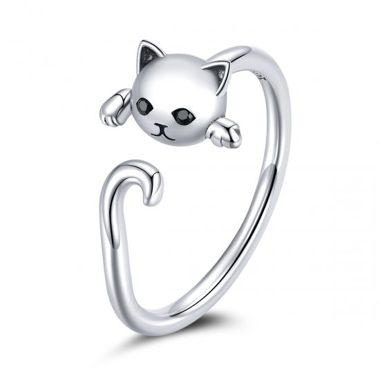 Anel Gato fofo life Pandora - SCR707  Clique na imagem para fechar