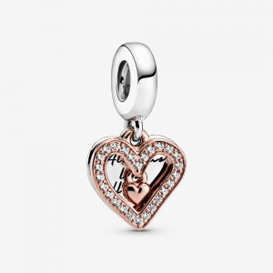 Charm Pendente Pandora Amor Completo - 788693C01 Charm Pendente Pandora Amor Completo - 788693C01
