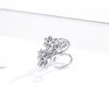 Brincos Petit Flores Brilhantes estilo Pandora - SCE921