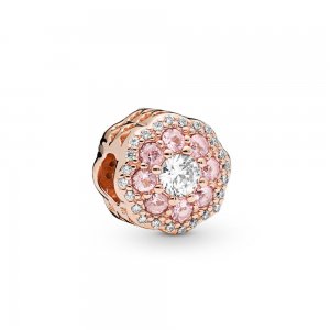 Charm berloques PANDORA Florescer Rosa Charm berloques PANDORA Florescer Rosa