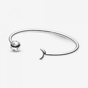 Bracelete Rigido Aberto Lua & Estrelas Pandora - 599120C01