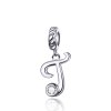 Charm Pendente Letra T estilo Pandora - SCC1183-T