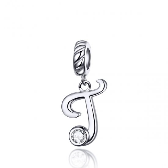 Charm Pendente Letra T estilo Pandora - SCC1183-T  Clique na imagem para fechar